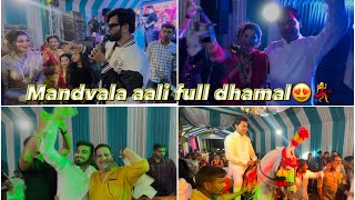 MANDVALA AALI FULL DHAMAL 😍🫶  PAYAL PATIL VLOG🤍 [upl. by Amoakuh]