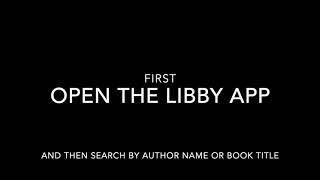 How to request books be added to your library via Libby [upl. by Rimidalv]