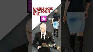 Unsilenced Shotgun Kill in Hitman Freelancer [upl. by Sitsuj435]