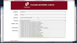 Tutorial  Consultar publicación de acuerdos Estado de México  Legal Web [upl. by Racso]