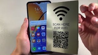 How to scan wifi qr code in huawei nova y61  Huawei nova y61 prime wifi qr code scanner [upl. by Gemina]