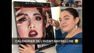 CALENDRIER DE LAVENT 2018 quot MAYBELLINE NEW YORK quot [upl. by Wetzell474]