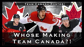 Team Canada Olympic Hockey Roster Prediction and Breakdown  Crosby MacKinnon McDavid On a Line [upl. by Oneil]