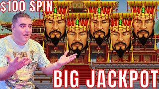 HUGE JACKPOT On High Limit Dollar Storm Slot Machine  100 Spins [upl. by Terrell498]