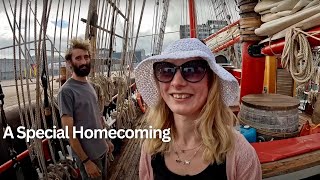 Tour of a Montrose Tall Ship Making Its Way Home After Over 100 Years at Sea [upl. by Nylauqcaj]