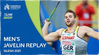 Mens Javelin Final  Team Championships Silesia 2021 [upl. by Eilegna379]