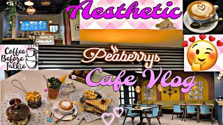 Brand New 🤩 Peaberrys Cafe  Aesthetic Cafe😍 In Howrah Maidan  Platina Mall 🤯🤩 [upl. by Dryden]