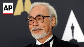 Hayao Miyazaki wins Oscar for The Boy and the Heron [upl. by Aspia314]