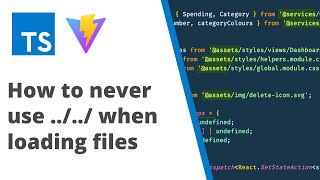 How to resolve alias file paths with Vitejs  Never use relative paths again  No more [upl. by Zoi171]