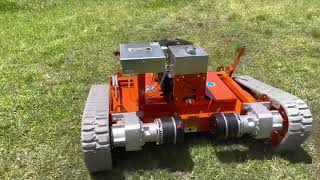 Evatech Robotic TREX 44 Remote Slope Mower going to Washington [upl. by Atnod167]