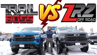 2024 Chevy Silverado Trail Boss vs Silverado ZR2 Which 70000 Chevy Is Best [upl. by Abshier]