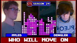 BRAWL FOR FINAL PLAYOFFS SPOT  Myles vs Dengler  Div 1C  CTL S24 [upl. by Bern196]