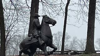 James Longstreet Statue at Gettysburg civilwar gettysburg pennsylvania history [upl. by Gobert389]