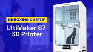 Unboxing and Setup of The UltiMaker S7 3D Printer [upl. by Mintz845]