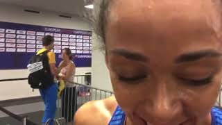 Katarina Johnson Thompson Heptathlon Day 1 European Champs Berlin 2018 [upl. by Llechtim]