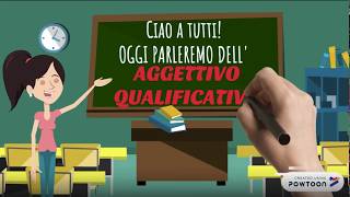 Aggettivo Qualificativo Spiegazione scuola primaria [upl. by Fini]