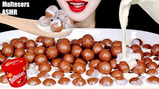 ASMR MALTESERS CHOCOLATE WITH WHIP CREAM MUKBNAG REAL SOUND NO TALKING [upl. by Osanna]