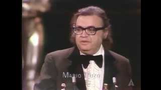 Francis Ford Coppola and Mario Puzo Win Adapted Screenplay 1975 Oscars [upl. by Tterrag212]