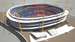 NUEVO CAMP NOU – Una construcción por fases y sin dejar de jugar [upl. by Kapeed625]