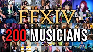 Final Fantasy XIV 10 Years Medley with 200 Musicians [upl. by Tsyhtema]