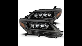 Toyota Sienna NOVASeries LED Projector Headlights AlphaBlack [upl. by Notseh]