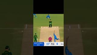 south africa Need 17 runs in 6 balls against India  Real Cricket 24 shortvideo shorts rc24 [upl. by Sharp]