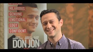 DON JON movie interview with JOSEPH GORDONLEVITT  500 Days of Summer Inception [upl. by Blakelee194]