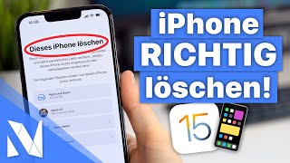 iPhone RICHTIG löschen amp auf Werkseinstellungen zurücksetzen  iPhone verkaufen  NilsHendrik Welk [upl. by Naloj623]