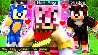 Sonic amp Shadow Meet Mad Amy in Minecraft [upl. by Alexia]