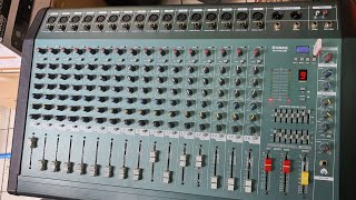 Yamaha Powered Mixer Mx1608D  16Ch  DSP  Dual 7 Band EQ  1000watts [upl. by Onateag]