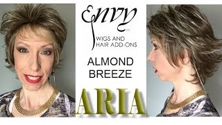 Envy Wigs Aria Wig Review in Color Almond Breeze  Capless HeatFriendly [upl. by Keene]