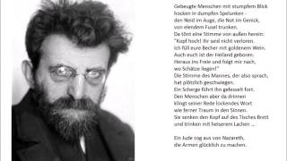 Golgatha Worte Erich Mühsam  Christoph Holzhöfer [upl. by Tacy]