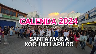 Calenda de Santa María Xochixtlapilco Huajuapan Oaxaca 2024 calenda [upl. by Eissen]