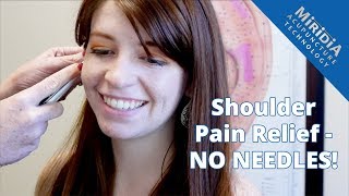 Get Relief From Shoulder Pain With Ear Acupuncture  No Needles Required [upl. by Hayn]