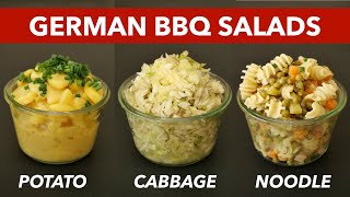 German BBQ Salads German Potato Cabbage and Noodle Salad [upl. by Somisareg]