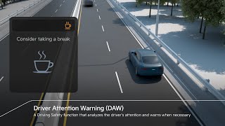 Driver Attention Warning DAW  Kia [upl. by Aim]