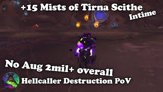 WoW  15 Mists intime Hellcaller Destruction PoV [upl. by Dragone]