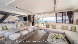 Why Charter This Luxury Yacht in Greece Aether Alegria [upl. by Ayian]