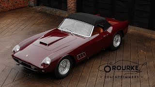 250 GT LWB California retrim by ORourke Coachtrimmers [upl. by Partan9]