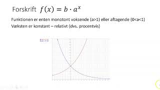 Eksponentielle forskrift to punkter ligning mm del 1 [upl. by Retsevel260]