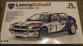 Italeri 112 Lancia Delta HF Integrale 16v A new kit in a new scale for me but how is the kit [upl. by Eirojam]