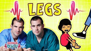 Operation Ouch  Lively Legs  The Skeletal System [upl. by Kcid]