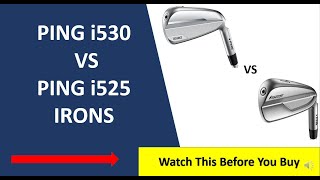 ✅ Ping i530 Vs Ping i525 Irons Review 2024  Big Upgrade Or Not [upl. by Amuwkuhc]