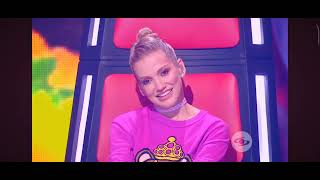 Interprétation de juanse laverde à the voice kids Colombia 2018chant [upl. by Doownel313]