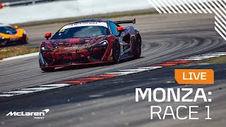 LIVE I Race 1 I Monza I McLaren Trophy Europe 2024 [upl. by Enneyehc697]