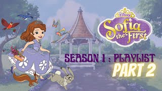 SOFIA THE FIRST SEASON 1 PLAYLIST PART 2 WONDERLYRICS LAND SPECIAL PLAYLIST [upl. by Balough231]