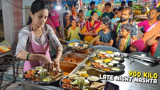 LATE NIGHT Indian Street Food Khau Gali 😍 Saoji Thali Desi Ghee Punjabi Thaal Black Machurian [upl. by Constant424]