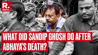 RG Kar Doctor Death CoverUp A Timeline Of Sandip Ghoshs Activities After The Abhayas Death [upl. by Bushey993]