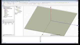 HFSS Tutorial 1 Microstrip Patch Antenna with coaxial feeding [upl. by Tenom]