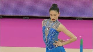 Milena BaldassarriRibbon EFEC Budapest 2017 [upl. by Belmonte]